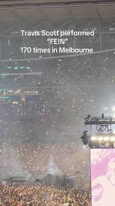Travis Scott Melbourne Concert Highlights