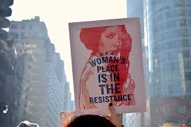 Place definition, a particular portion of space, whether of definite or indefinite extent. Hd Wallpaper Person Holding Woman S Place Is In The Resistance Print Women S March Wallpaper Flare