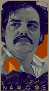Illustrators Please Netflix And Chill Narcos Poster Retro Poster Pablo Escobar