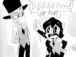 6 Bendy Boris Tqftim Traduccion F I F T Y N I N E Bendy And The Ink Machine Alice Angel Animal Crossing Qr