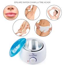 Personal bine pregatit, experiementat si prietenos. Kit Epilare Ceara Traditionala Granule Sensopro Italia Aloe Vera