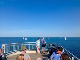 Hours may change under current circumstances Dinner On The Bridge I Call It Boats In Front Of Us Lake Walkers Bikers And Train Under Picture Of Boat Club Restaurant Duluth Tripadvisor