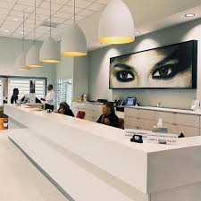 For An Innovative Optometrist Office Retail Boutique We Created An Interior Branding Design Concep Optometrist Office Office Interior Design Optometry Office