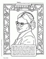 51 downloads frog and boat coloring page. Rosa Parks Coloring Page Teachervision