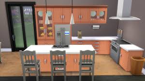 The furniture is clean and pretty easy to match, so it makes building simple rooms easy. Love My New Peach Kitchen Maxis Match Cc Is Wonderful Sims4