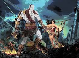 Kratos Vs Wonder Woman God Of War Character Art Kratos God Of War