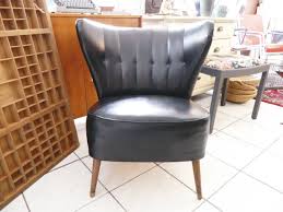 Cocktailsessel Schwarz Kunstleder 50er Sessel 1950s Chair Etsy Cocktail Armchair Armchair Home Interior Design