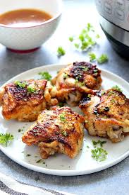 I went with 7:2:1 or 7:2:2. Instant Pot Chicken Thighs Recipe Crunchy Creamy Sweet