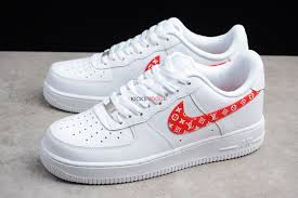 Nike Air Force 1 X Supreme X Lv Louis Vuitton Custom Louis Vuitton Shoes Sneakers Louis Vuitton Shoes Hype Shoes