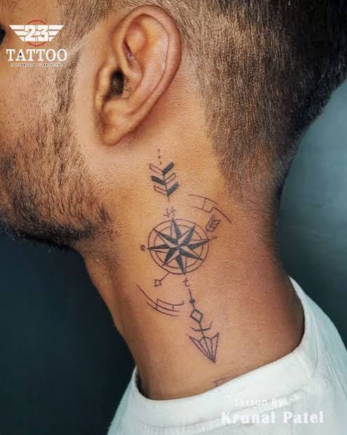 Compass tattoo