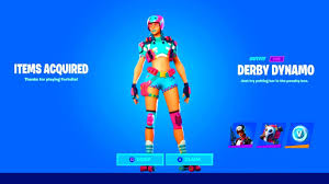 1 cosmetic review 1.1 selectable styles 2 selectable styles 3 gallery racing along with a punk ambience, derby dynamo is inspired by inline speed skating competitors. How To Get Derby Dynamo Challenge Pack In Fortnite Cars Update New Youtube