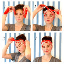 4 Ways To Tie A Head Scarf Bandana Hairstyles Hair Scarf Styles Scarf Hairstyles