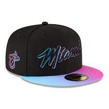 See actions taken by the people who manage and post content. Miami Heat Nba City Edition Black 59fifty Cap New Era Cap