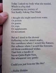 A comparison is then made against the original word. Just A Something To Think About As We Embark On The New Year Especially Those Of Us Trying To Lose A Few Pounds Trollxchr Self Love Poems Words Pretty Words