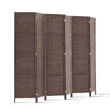 Check spelling or type a new query. Artiss 6 Panel Room Divider Screen Privacy Rattan Timber Dividers Stand Woven Bunnings Australia