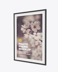Download Photo Frame Mockup Right Side View In Outdoor Advertising Mockups On Yellow Images Object Mockups Yellowimages Mockups