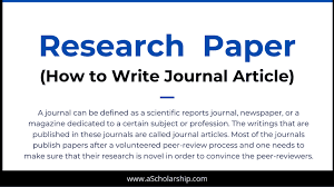 Start writing while you are still doing the experiments. 6 Tips In Writing A Scientific Research Paper Journal Paper Writing Research Article Writing Ethics And Format A Scholarship