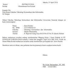 Surat pernyataan tidak akan mengajukan pindah tugas sebelum memiliki masa kerja sekurang kurangnya. Contoh Surat Izin Kuliah Karena Kerja Praktek Mata Kuliah Mahasiswa