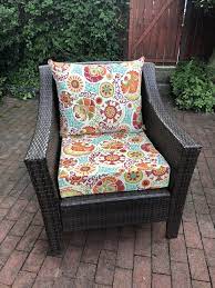 Yard Per Cushion Is A Good Rough Estimate I Always Tend To Buy A Few Extra Yards If I Mes In 2021 Outdoor Chair Cushions Diy Seat Cushions Diy Outdoor Couch Cushions