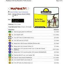 Mapquest FREE Printable Driving Directions