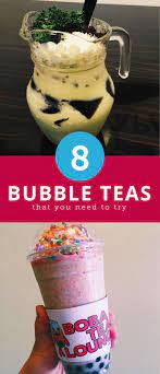 8 Unique Bubble Tea Drinks You Need To Try Bubble Tea Flavors Bubble Tea Recipe Boba Tea Recipe
