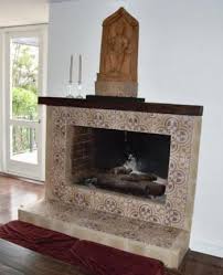 Were you quite intrigued indeed by the concept of making a white wood and tile fireplace surround like you saw previously because you. Cluny Cement Tile Fireplace Surround Avente Tile