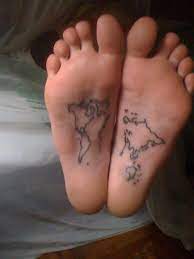 While it's true that they usually won't be. I Tattooed The Bottom Of My Feet Drunk Bamboo Tattoo Flashing Glimpse