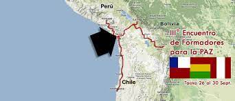 Fronteras de bolivia, chile y el perú antes de la guerra del pacífico. Bolivia Chile Peru Iii Encuentro De Formadores Para La Paz Flacsi Federacion Latinoamericana De Colegios De La Compania De Jesus