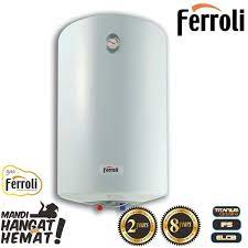 Jenis water heater terbaik pertama ini mengandalkan tenaga matahari atau solar yang dikenal ramah lingkungan. Sell Water Heater Ferroli Classical Sev 50 Liters Kamar Mandiku Com