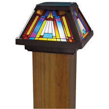 Moonrays Solar Powered Fence Post Cap Solar Post Caps Solar Lights Post Cap