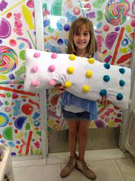 Of flea market shoppers per day. Dots Candy Pillow For Bedroom Candy Themed Bedroom Themed Kids Room Candy Room