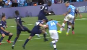 .a questionable handball in the spurs area to hand liverpool a chance for the lead. Manchester City Handball Video