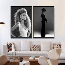 Home ideas photo gallery | home channel tv. P679 Whitney Houston Super Music Star Pop Singer Art Painting Silk Canvas Poster Wall Home Decor Painting Calligraphy Aliexpress