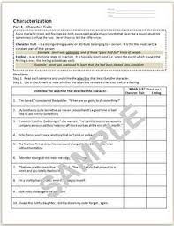Indirect characterization occurs when characters within the story tell about a character. Character Traits Direct Indirect Characterization Worksheet Indirect Characterization Direct And Indirect Characterization Character Trait