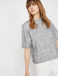 Inci Detayli Kazak Inciler Kadin Ve Gri