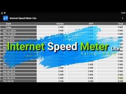 Berikut adalah beberapa cara yang bisa dilakukan untuk cek kecepatan internet android. Internet Speed Meter Lite Best App To Monitor Your Internet Data Youtube