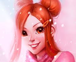 How to draw faces with step by step instructions. Hd Wallpaper Girl Face Smile Anime Art Freckles Barrette Koizumi Lynx Wallpaper Flare