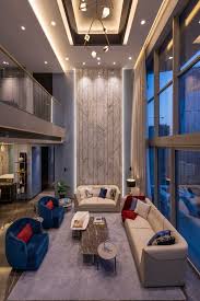 Apr 27, 2018 15:20 ist. Mumbai Duplex Apartment Ga Design 05 Big Living Room Design Big Living Rooms High Ceiling Living Room