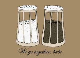 Cute Whimsical Illustration And Print Of Salt And Pepper Perfect For Any Mismatched Coup Whimsical Illustration Wedding Illustration Family Portrait Drawing