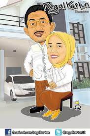Panglima sedang belajar menggambar dengan arahan saya. Facebook