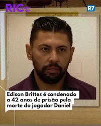 O empresário Edison Brittes foi condenado a 42 anos prisão pela morte do  jogador Daniel Corrêa. Ele foi considerado culpado pelos crimes de  homicídio triplamente qualificado, fraude processual, corrupção de menor,  coação