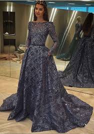 Elegant Long Sleeves Prom Party Gowns Chic Sparkle Prom Promdress Dre Prom Dresses Long With Sleeves Long Sleeve Evening Gowns Evening Dresses With Sleeves