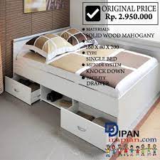 Bagaimana anda mendesain kamar tidur minimalis anda? Dipan Tempat Tidur Minimalis Model 2 Laci Kombinasi Shopee Indonesia