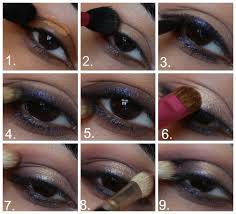 purple gold smokey eye makeup tutorial