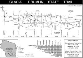 It stretches 52 miles from waukesha to cottage. Glacial Drumlin State Trail Maplets