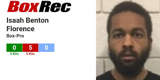 BoxRec: Isaah Benton Florence