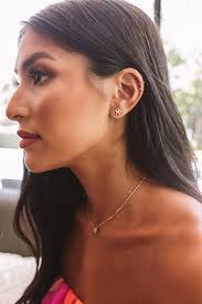 Kendra Scott Rue Stud Earrings in Rose Gold