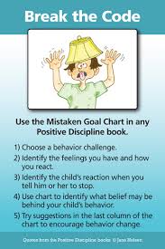 break the code of misbehavior positive discipline