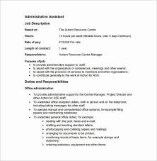 Concierge Job Description Resume Inspirational Administrative Assistant Job Description Resume In 2020 Assistant Jobs Administrative Assistant Jobs Job Description