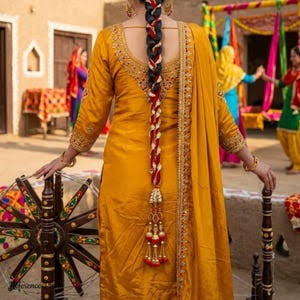 paranda (also spelled parandi) — traditional jewellery of Punjab